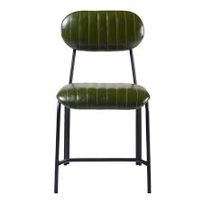 Industriale Dining Chair Green Leather Chair Dining Chairs Cheap Dining Room Chairs