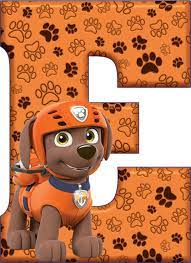This png image was uploaded on august 10, 2018, 10:07 am by user: . E De Alfabeto Decorativo Paw Patrol Birthday Theme Paw Patrol Birthday Paw Patrol Decorations
