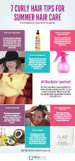 7 Curly Hair Tips For Summer Hair Care Summer Hair Care Curly Hair Styles Hair Hacks