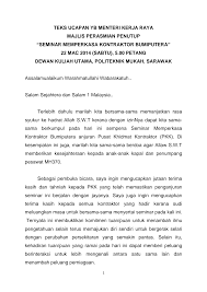 Teks ucapan sempena majlis penutup. Http Www Kkr Gov My Public Teks 20ucapan 20ybm 20penutup 20seminar 20mukah Pdf