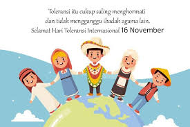 Konsep islam tentang keragaman dalam keberagaman dalam kaitannya dengan agama, islam merupakan petunjuk bagi manusia menuju jalan yang lurus, benar dan sesuai. Caption Hari Toleransi Internasional Gambar Hari Ayah Poster