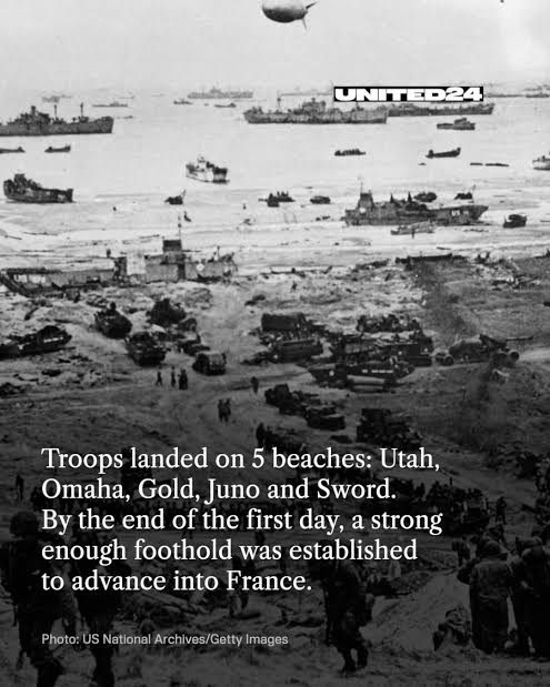 June 6, 2026 marks 82 years since the Normandy landings — the largest sea,  land, and air operation in history. Approximately 160,000 Allied troops  took part in the operation: 133,000 by sea