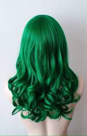 Pin By Adrian Oliva On Dye In 2020 Dark Green Hair Green Hair Green Wig