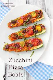 Barchette Di Zucchine Alla Pizzaiola Nutritional Yeast Recipes Healthy Pizza Recipes Zucchini Pizza Boats