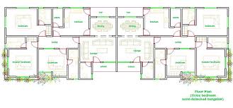 Awesome 2 Bedroom Semi Detached House Plans Photos Best Image 3d Bungalow Floor Plans How To Plan House Plans With Photos
