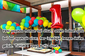1 yas dogum gunu mesajlari guzel sozler guzel mesajlar