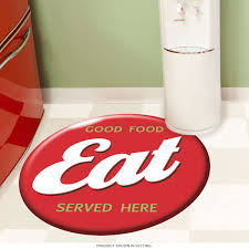 diner floor decal kitchen decor