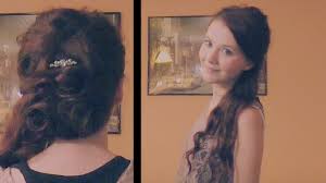 Diese frisur ist kinderleicht zu machen!!! Hermine Granger Weihnachtsball Frisur Yule Ball Hairstyle Tutorial Harry Potter Youtube