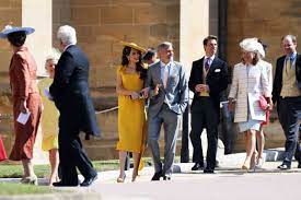 Serena williams arrived at the royal wedding with husband, alexis ohanian, wearing a stunning pink versace dress. Royal Wedding Guest List Celebrities Who Attended The Nuptials