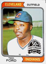 2023 TOPPS HERITAGE BUYBACK TED FORD 50TH ANNIVERSARY INDIANS