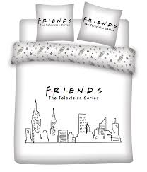 Pour un lit double ou queen size, pensez à une housse de couette à la bonne taille ! Shopforgeek Friends Parure De Lit 240x220 Friends 100 Microfibre 5407007980826 Friends Divers 34 99