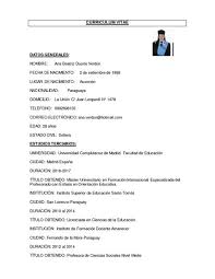Ejemplos de curriculum vitae paraguay the cheapest you ejemplos de curriculum vitae paraguay can find, we have been in the business long enough to learn how to maintain a balance between quality, wages, and profit. Curriculum Vitae Ejemplos Paraguay Plantillas Para Curriculum Vitae Sencillo Presentarte A Tu Futuro Empleador Johnieg Quack