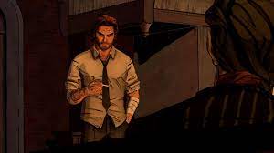 He literally pats the pack on its bottom and a cigarette just magically comes out for him to grab with his mouth and i personally think it's really stylish. The Wolf Among Us Episode 5 Cry Wolf Pc Review Gamewatcher