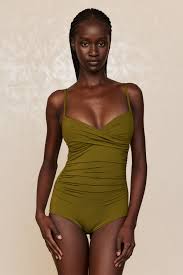 Bordeaux One Piece (Full Coverage) - Olive Olive / P