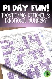 Pi Day Acitivity Rational And Irrational Numbers Number Worksheets Irrational Numbers Free Math Worksheets