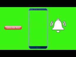 No Copyright Green Screen Hand Mobile Subscribe Bell Intro Youtube Greenscreen Intro Youtube Intro