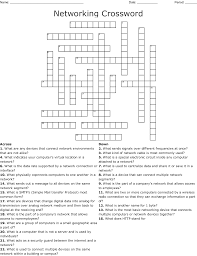 If you encounter two or more answers look at the most recent one i.e the last item on the answers box. Computer Networks Crossword Wordmint