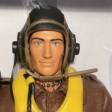 GI JOE Pearl Harbor Collection Army Air Corps Pilot Display 12” Hasbro 2000  VTG
