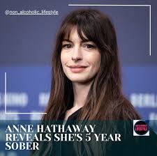 There are so many other things I identify as milestones. I don't normally  talk about it, but I am over 5 years sober,” said Hathaway. “That feels  like a milestone to me.” . . . #