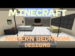 I wonder if i could live. Minecraft Modern Bedroom Designs Modern Bedroom Design Minecraft Modern Modern Bedroom