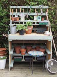It took about half a day, but. A Step By Step Guide How To Make A Diy Pallet Potting Bench