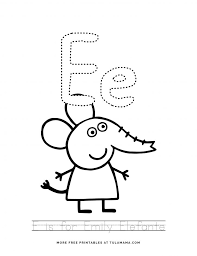 Matching big letter to small letter by rhobo0523: Free Cute Peppa Pig Alphabet Tracing Sheet Printables Tulamama