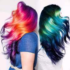 Stylists and beauty enthusiasts constantly amaze us with the looks they are able to create with a little time, some hair dye and a person with a head of hair brave enough to rock any style. Vpinspiration Yin And Yang Sunrise Sunsetand Sea Change Amazing Hair Work From Kristinacheeseman Artistic Hair Sunset Hair Hair Styles