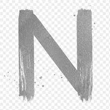 Transparent Letter N Silver Brush Stroke Font Free Image By Rawpixel Com Hein Brush Stroke Font Brush Stroke Png Brush Strokes