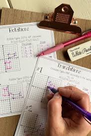 Hs Geometry Transformations Workbook Translations Rotations Reflections In 2020 Hs Geometry 10th Grade Geometry Geometry Worksheets