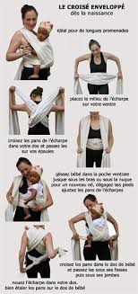 Portage Bebe Le Croise Enveloppe Echarpe Porte Bebe Portage Bebe Echarpe De Portage