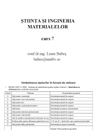 Tratamente de rafinare a otelurilor prin retopire (prof. Simbolizare Si Caracteristici Oteluri