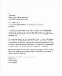 Sample Scholarship Application Letter Unique 10 Sample Scholarship Application Letters Pdf Doc Scholarships Application Application Letters Scholarships