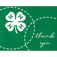 Maybe you would like to learn more about one of these? 4 H Thank You Note Cards Pack Of 20 Shop 4 H