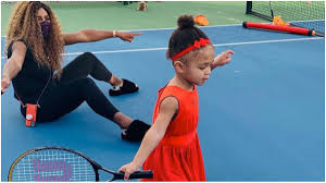 The daughter of sports legend serena williams, alexis olympia ohanian jr., with husband alexis ohanian could be following in the professional tennis player's footsteps. It S The Swinging And Twirling For Me Fans Get Excited To Watch Serena Williams Play On The Court With Her Daughter
