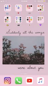 Expansion and bundle now available for this icon set! Aesthetic Icons Homescreen Aesthetic Wallpaper Pink Apps Cute Lifestyle Iphone Home Screen Layout Organization Apps Phone Apps Iphone
