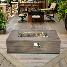 Stone fire pits tie in elements of nature that may already be present in your backyard. Peaktop Firepit Outdoor Gas Fire Pit Concrete Style With Cover Hf48708aa Uk 810014811222 Ebay