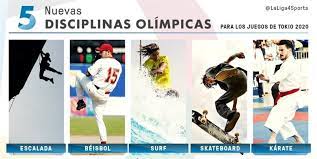 Las noticias de los juegos olímpicos 2021 o 2020. Tokio 2020 Da La Bienvenida A Cinco Deportes Nuevos Beisbol Softbol Surf Karate Escalada Y Skateboard Publico