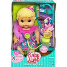 Baby Alive Better Now Baby Doll Blonde Baby Alive Newborn Toys Baby Dolls