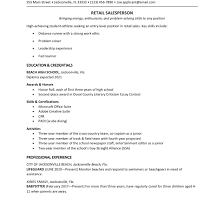 High School Student Resume Template