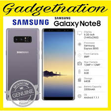 Samsung galaxy note 8 n950u 64gb unlocked gsm 4g lte android smartphone w/dual 12 megapixel camera (renewed) (orchid grey). Samsung Galaxy Note 8 Mobile Phones Prices And Promotions Mobile Gadgets Apr 2021 Shopee Malaysia