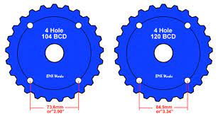 Wheels (rims) must meet or exceed trailer load capacity. Bcd Bolt Circle Diameter