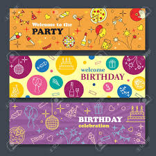 Personalize your message on banners that come in many shapes and sizes. Happy Birthday Card Confetti Cute Fonts Masks Kids Birthday Royalty Free Cliparts Vectors And Stock Illustration Image 64642201