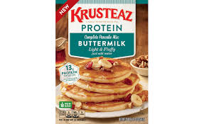 View more tips and tricks. Krusteaz Buttermilk Protein Pancake Mix 2017 10 06 Snack And Bakery