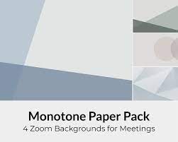 Monotone Zoom Background Pack For Online Meetings Virtual Etsy Background Monotone Wall Background