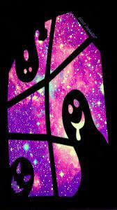 Halloween Ghosts Galaxy Wallpaper I Created For The App Cocoppa Spooky Wallpaper Galaxy Wallpaper Halloween Wallpaper