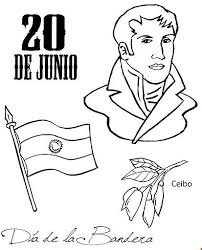La fecha fue elegida para recordar la salida del primer número de la gazeta de buenos ayres, el. Fotos Y Dibujos Para Colorear Dia De La Bandera Argentina Busco Imagenes