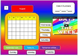Creating A Morning Calendar For Interactive Whiteboard Use Interactive Calendar Morning Calendar Calendar Math