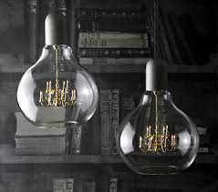 Retro glass chandelier small creative modern minimalist lamp chandelier. Mini Crystal Chandelier In A Light Bulb The Edison Lamp Interior Design Ideas Ofdesign