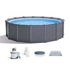 Intex 15 8 X 49 Above Ground Swimming Pool Set W Sand Filter Pump Ladder Walmart Com Above Ground Swimming Pools Pool Swimming Pools