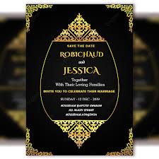 Que vous cherchiez un texte original, classique, ou drôle, vous n'avez qu'à les copier/coller ! Black Gold Wedding Card Novocom Top